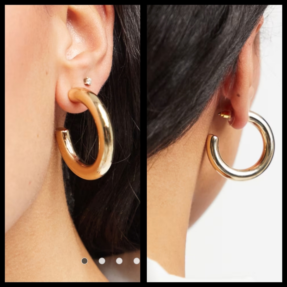 💥FREE💥 MANGO Gold tone earrings